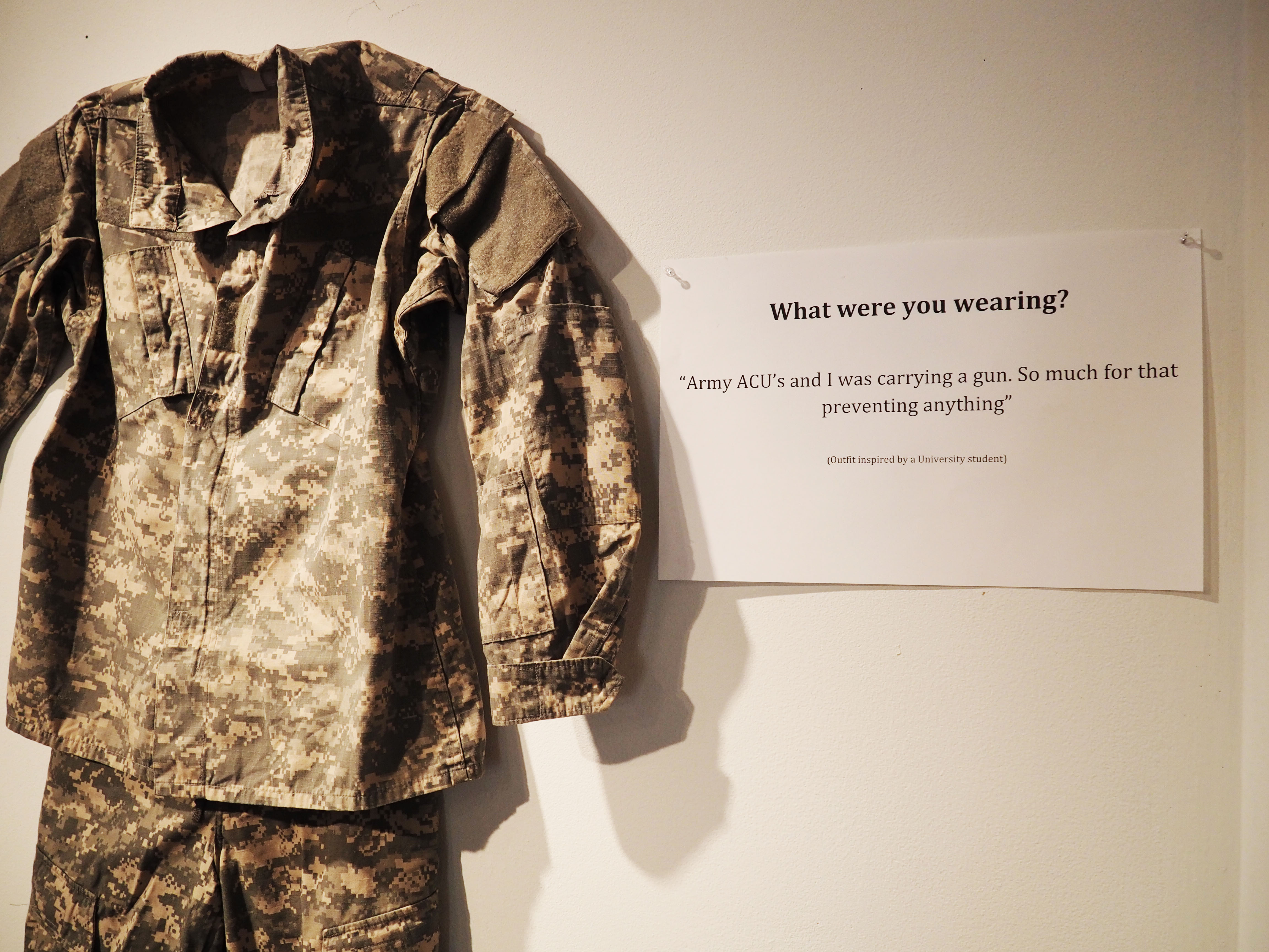 After going viral last fall, 'What Were You Wearing?' exhibit returns to  KU; display challenges victim blaming